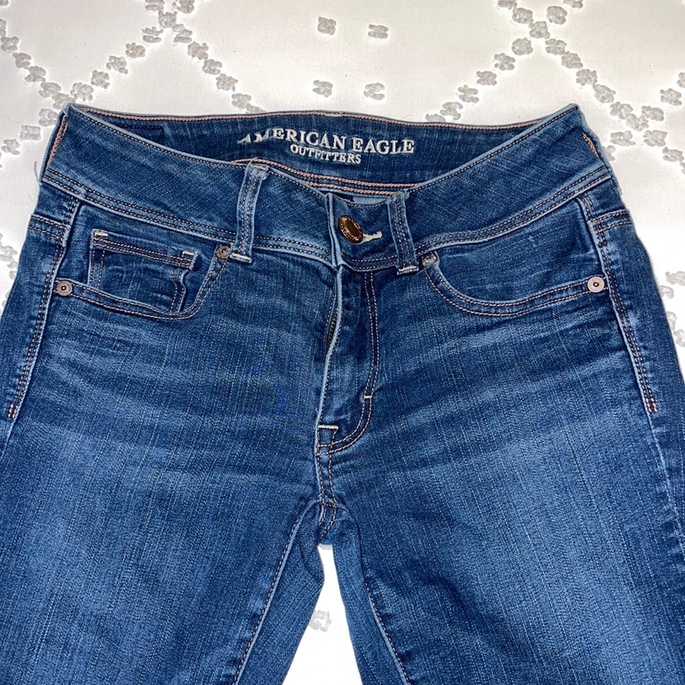 AE Super Stretch Kick Boot Jeans